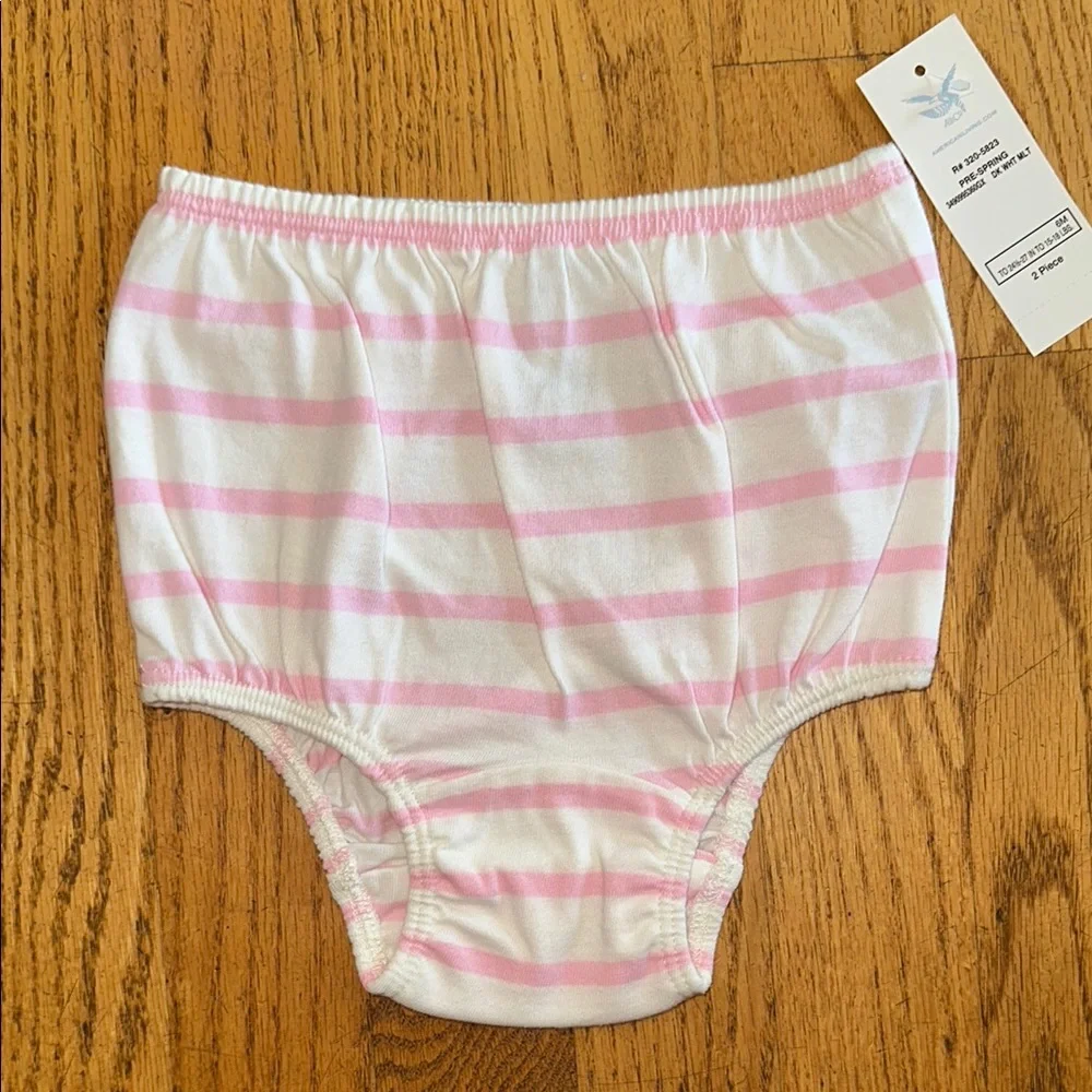 American Living Pink and White Kids Matching Set - Picture 5 of 6